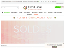 Tablet Screenshot of kosilum.com